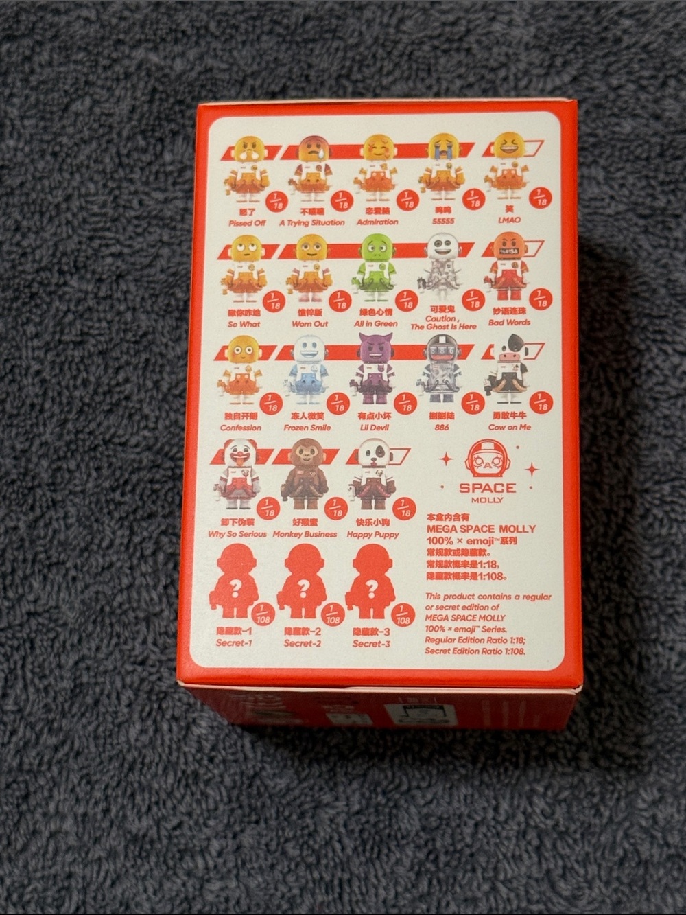 Space Molly Emoji Collectible Figure - Picture 2 of 6